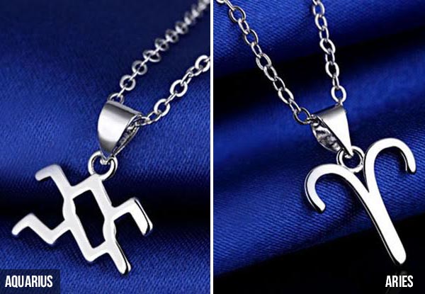 Zodiac Sign Necklaces - 12 Styles Available with Free Delivery