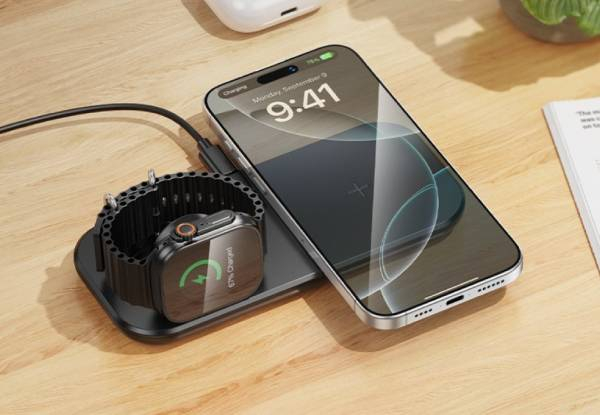 Titan 15W Ultra Thin Three-in-One Wireless Charger