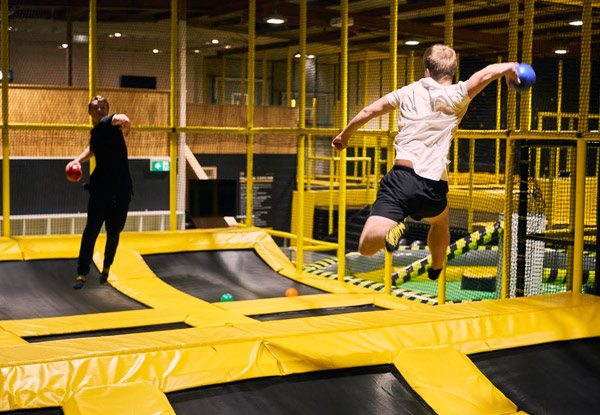 $16 for a 60-Minute Indoor Tramp Park Session for Two People or $32 for Four People – Wellington (value up to $64)