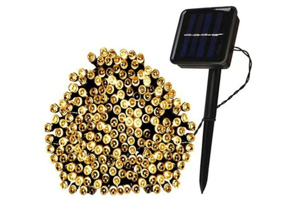 Solar-Powered LED Fairy Lights - Two Sizes & Four Colours Available