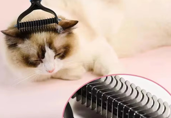 Pet Deshedding Brush - Available in Two Colours & Two Sizes