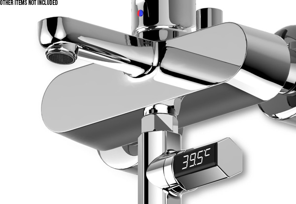 LED Display Faucet Thermometer
