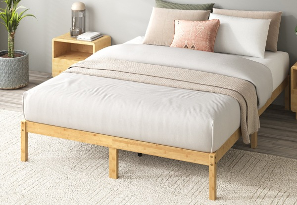 Zinus Bamboo Bed Base - Four Sizes Available