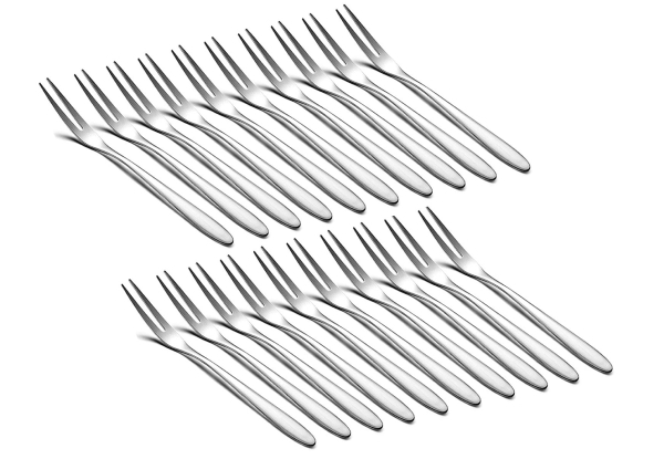 20-Pack Stainless Steel Appetiser Forks