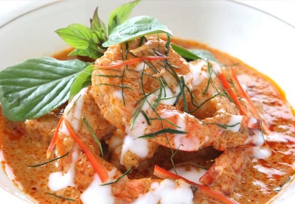 $32 for a Two-Course Thai Dinner for Two People or $59 for Four People