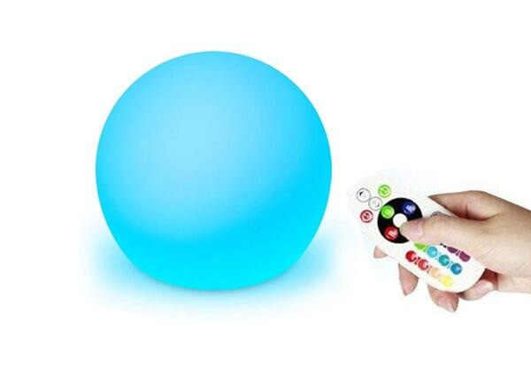 Multi-Colour Ball Light with Remote Control - Three Sizes Available