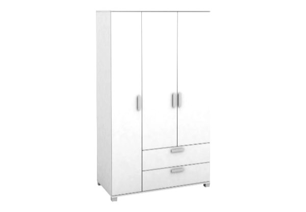 Space Saving Wardrobe & Drawers Unit - Three Colours Available