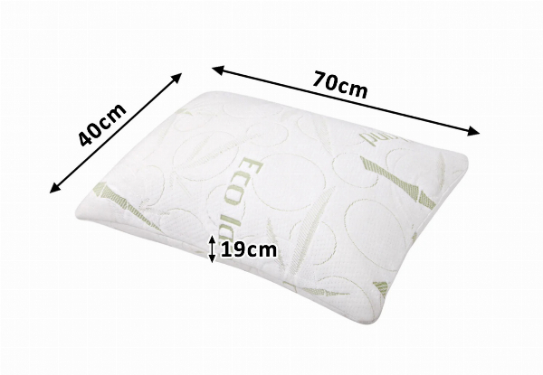 Two-Pack Shredded Memory Foam Pillow