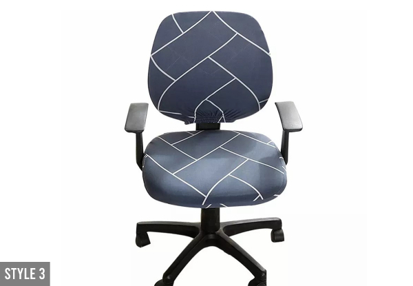 Stretchable Office Chair Slipcover Protector - Available in Four Styles