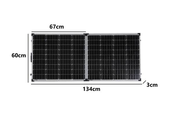 Foldable 160W Solar Panel with Controller