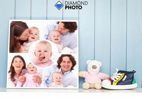 30x30cm Large Square Canvas incl. Nationwide Delivery - Options for up to 100x100cm Canvas