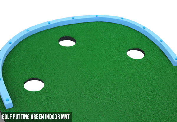 Golf Putting Trainer Auto Ball Return - Option for Golf Putting Green Indoor Mat