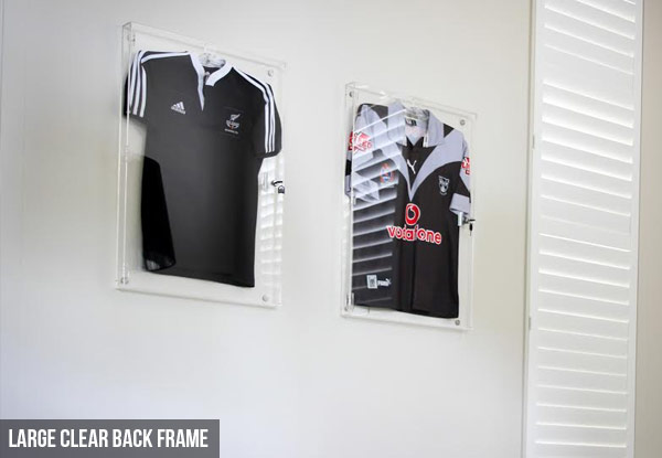 Acrylic Jersey Frame - Two Colour Available