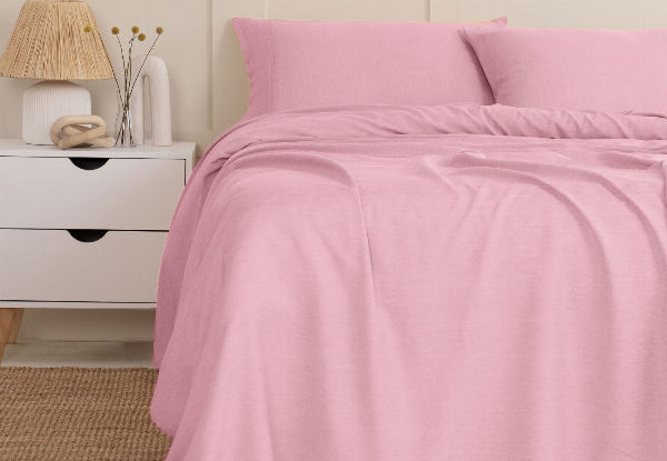 Royal Comfort Linen Blend Sheet Set - Available in Five Colours & Two Sizes