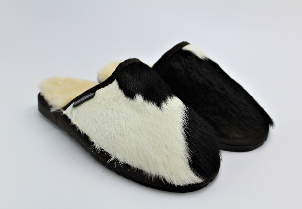 Calfskin Scuff Slippers - Five Sizes Available
