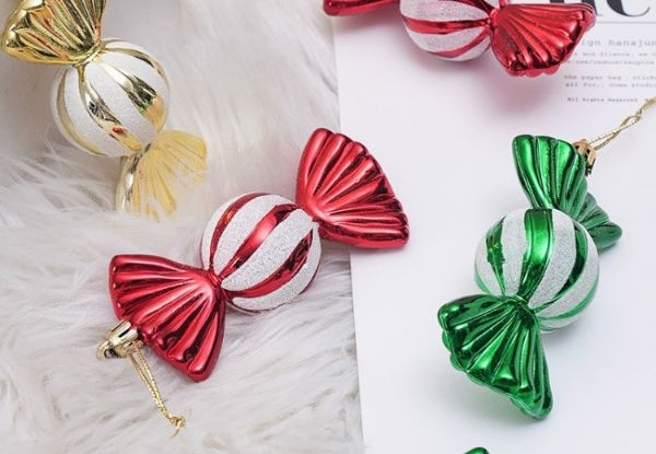 Six-Piece DIY Candy Christmas Tree Decoration