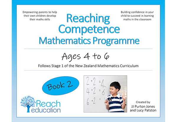 Reaching Competence Mathematics Programme Book - 14 Options Available from Age Four up to Nine Years (Additional  Charges Apply)