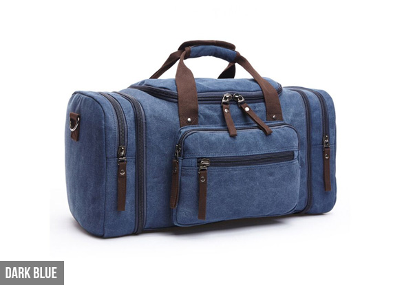 Canvas Duffle Bag - Five Colours Available