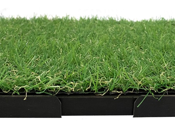 12-Piece 20mm Multi-Colours Artificial Grass Tiles