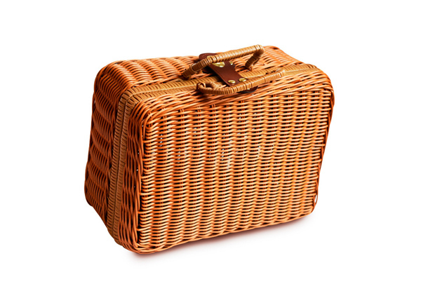 Handmade Wicker Storage/Lunch Bag - Two Sizes Available