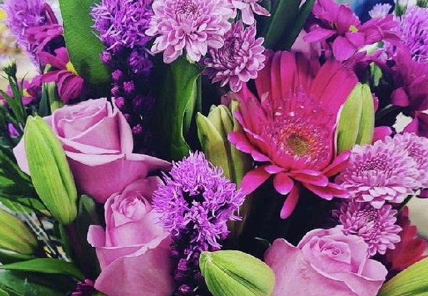 Delta Flower Mother's Day Package incl. Five Macarons & Auckland Urban Delivery