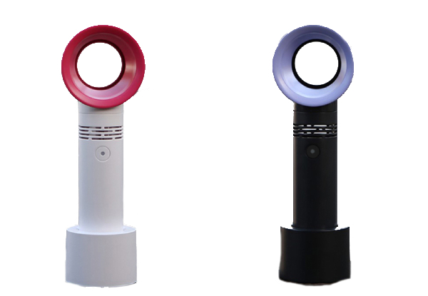 USB Rechargeable Hand-Held Fan - Two Colours Available & Option for Two