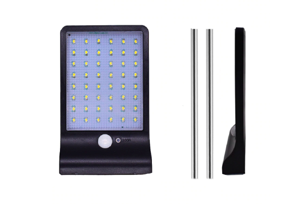 48-LED Solar Outdoor Light with Remote