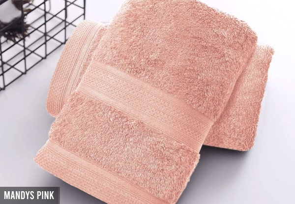 Two-Piece Organic Bath Towel Set - Nine Colours Available