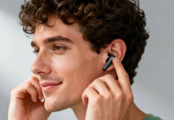 Acefast Premium Water-Resistant TWS Black Earbuds with Deep Bass