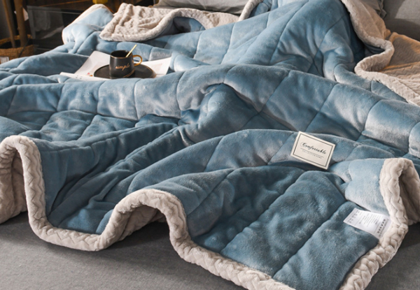 Three-Layer Warm Winter Blanket - Available in Three Colours