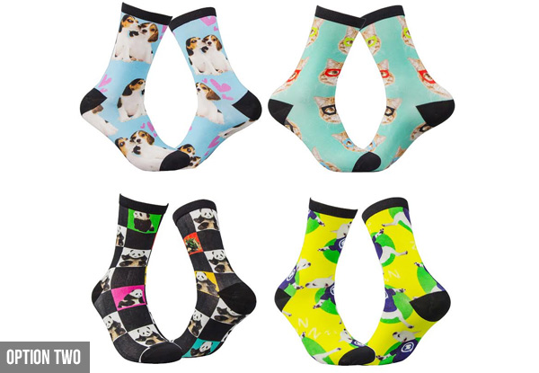 Four-Pack of Novelty Socks - Three Options Available