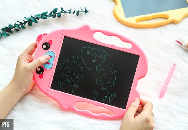 Kids LCD Writing Tablet - Two Styles & Three Colours Available