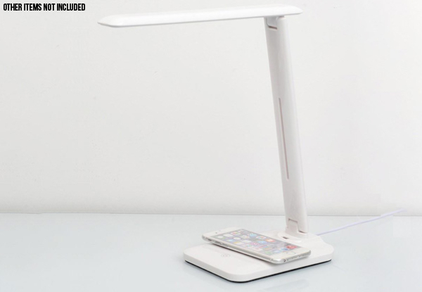 Multi-Functional LED Desk Lamp with Wireless Charger