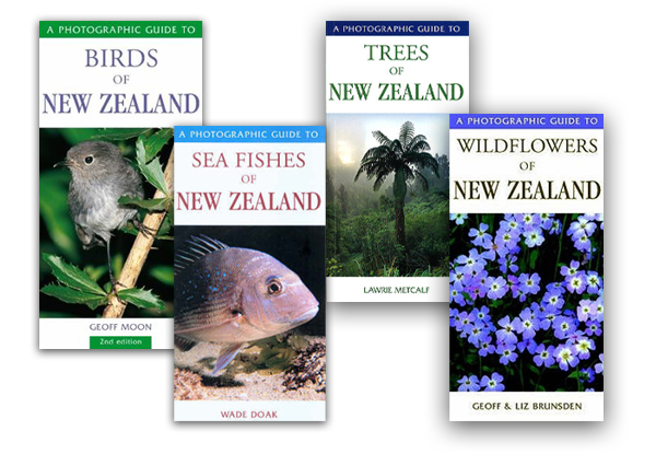 Set of Four Photographic Guide of New Zealand Books