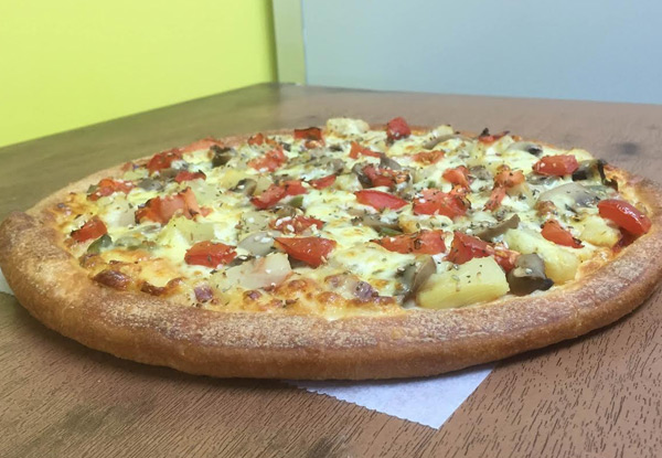 $15 for One Large Pizza & Two Sides or  $18 for Any Two Large Pizzas (value up to $28)