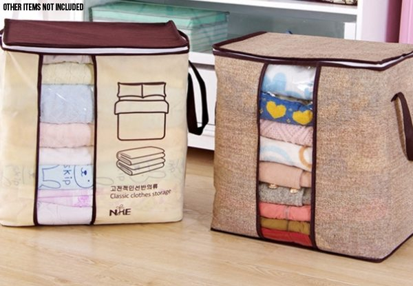 Three-Pack Clothes Storage Bag Organiser - Two Colours Available