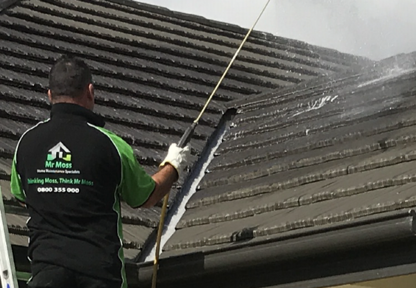 Moss, Mould & Lichen Roof Treatment Package for a Roof Under 120m² - Options for Roofs up to 360m²