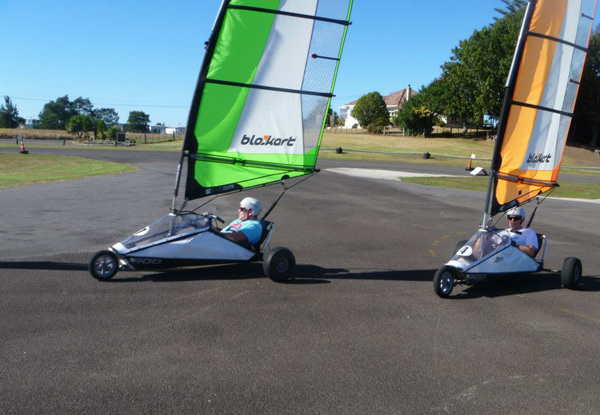 $21 for 30-Minutes of Blokart Land Sailing – Options for up to Six People (value up to $180)