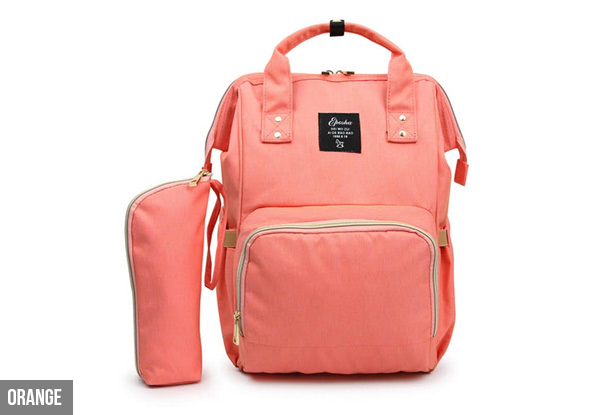 Diaper Bag Backpack - Six Colours Available with Free Delivery