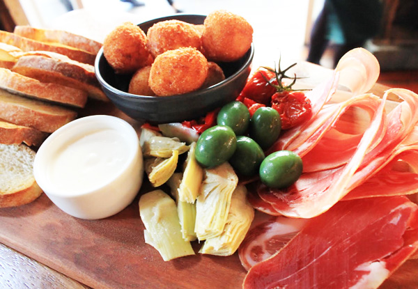 Your Choice of Tasting Board & Glass of Wine or Beer for Two - Options for up to Eight People