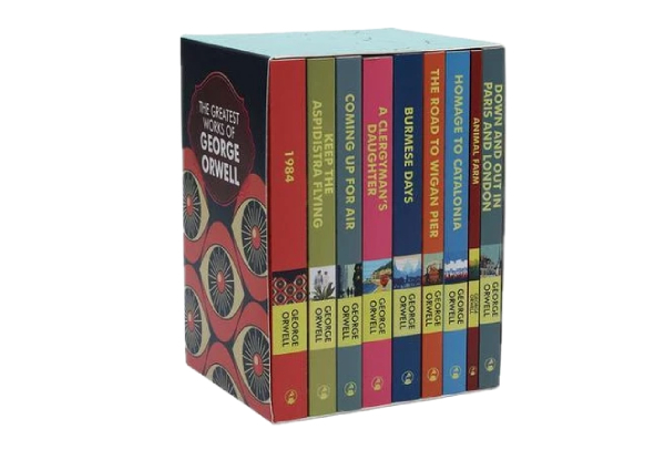 Nine-Title Greatest Works of George Orwell Book Collection