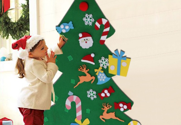 Kids DIY Felt Christmas Tree with Free Metro Delivery