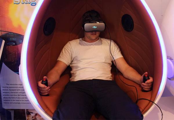 55-Minutes of Unlimited Virtual Reality Experiences for up to Four People