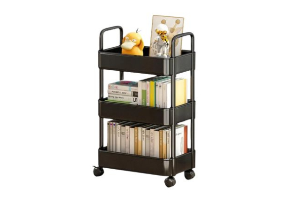 Multi-Layer Floor Standing Mobile Storage Trolley Rack