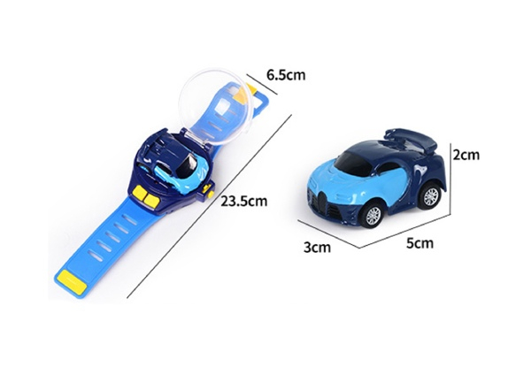 2.4GHz Mini Wearable Watch RC Car Toy - Available in Three Colours & Option for Two-Pack