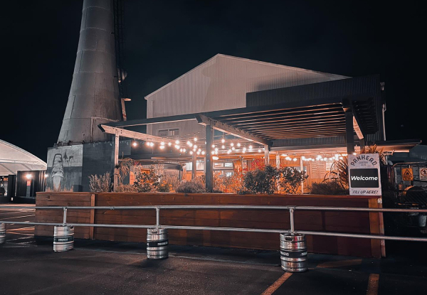 One-Hour Sweet Axe Throwing Experience & Waffles or Shared Plate at Panhead Brewtown - Options for Two, Four or Six People
