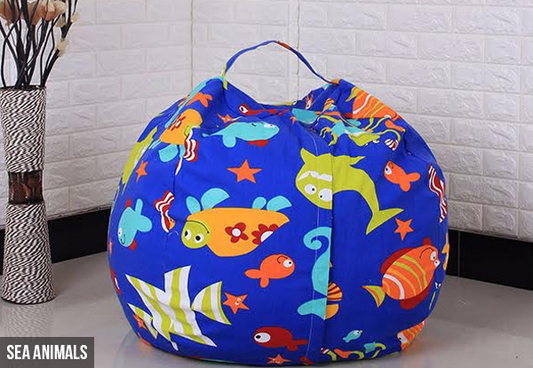 Stuffable Storage Bean Bag - Three Sizes & 10 Designs Available