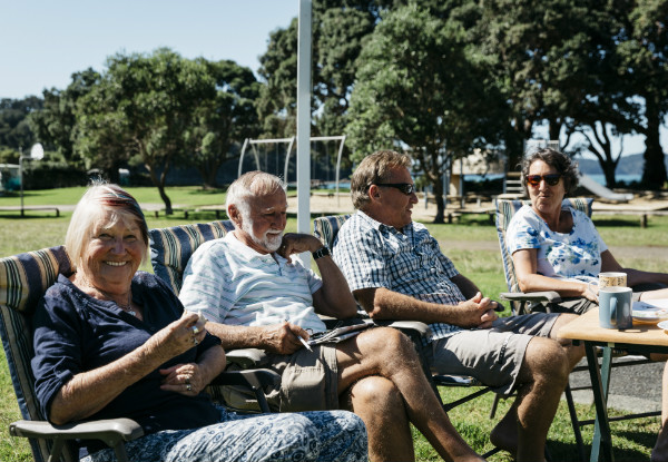 Two Nights on the Matakana Coast in a Cabin for Two People incl. Late Checkout – Options for Beachfront, Families of Four & up to Three Nights