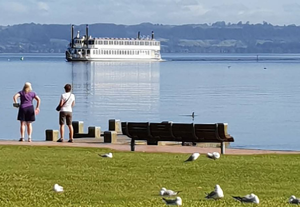 Coffee Cruise for Two Upon the Beautiful Lake Rotorua - Options Four People, Extra Adult or Extra Child