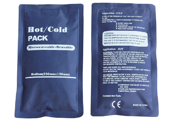 Two Reusable Hot or Cold Gel Packs